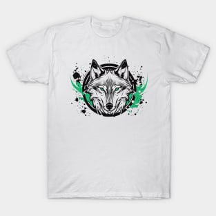 Graffiti Paint Wolf Creative Inspiration T-Shirt